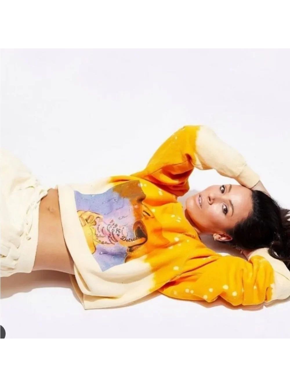 La Detresse Acid Wash Sunrise Licked It Pullover